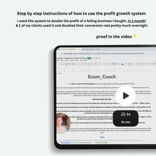 The E-commerce Profit Growth System